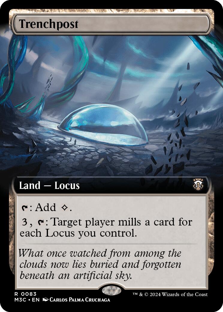 Trenchpost (Extended Art) [Modern Horizons 3 Commander] | Chromatic Games