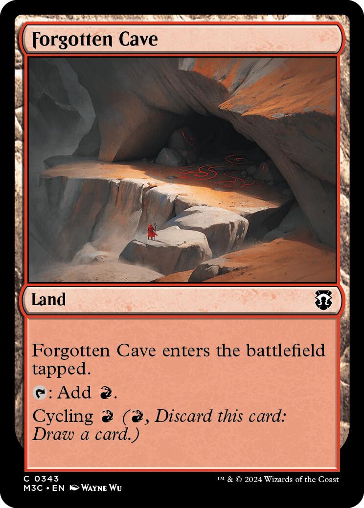 Forgotten Cave [Modern Horizons 3 Commander] | Chromatic Games