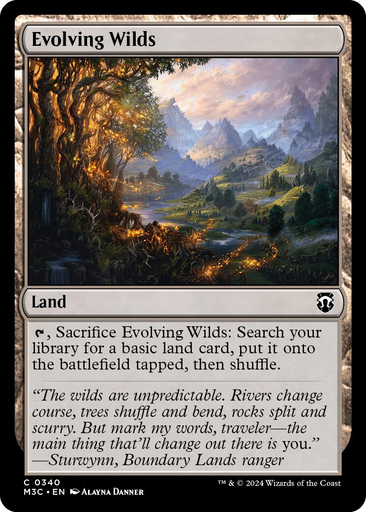 Evolving Wilds [Modern Horizons 3 Commander] | Chromatic Games