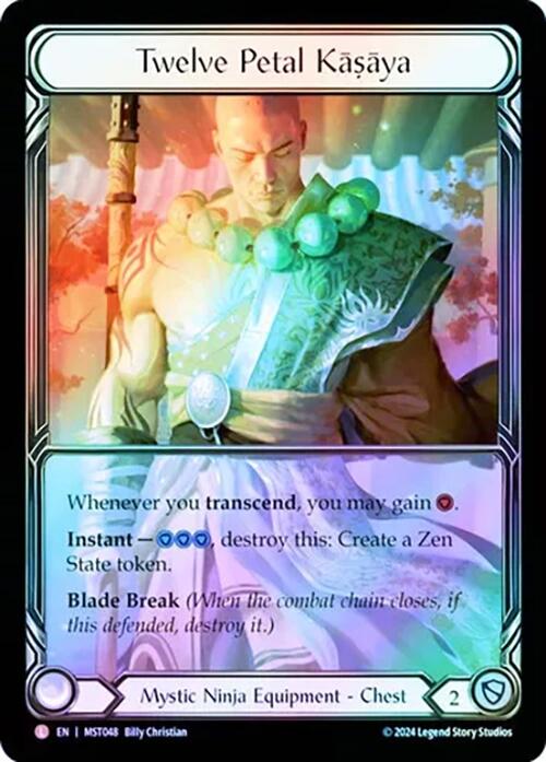 Twelve Petal Kasaya (Extended Art) [MST048] (Part the Mistveil)  Cold Foil | Chromatic Games