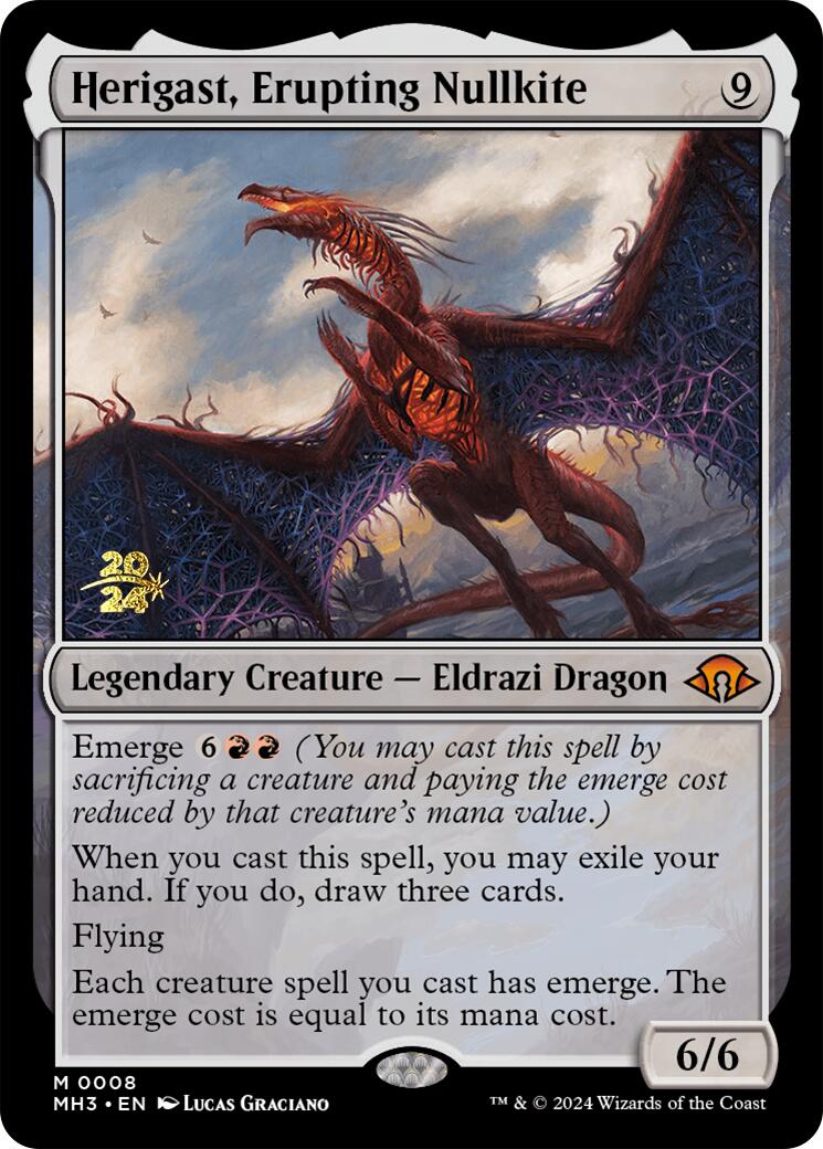 Herigast, Erupting Nullkite [Modern Horizons 3 Prerelease Promos] | Chromatic Games