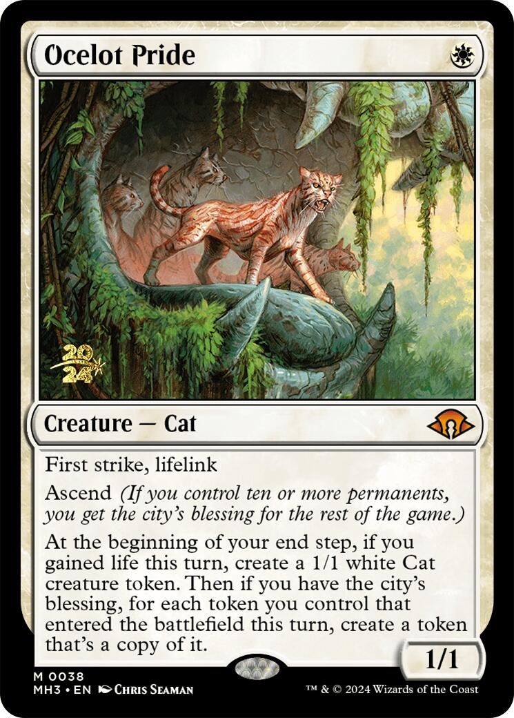 Ocelot Pride [Modern Horizons 3 Prerelease Promos] | Chromatic Games