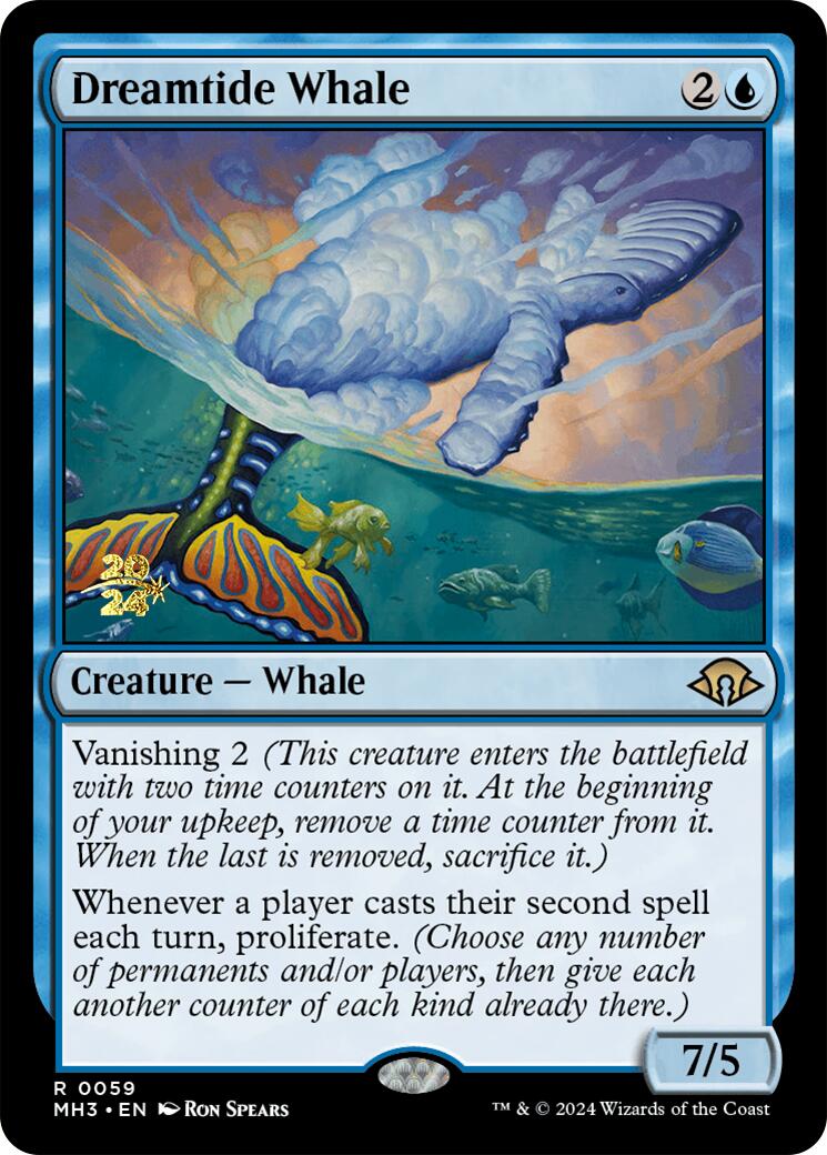 Dreamtide Whale [Modern Horizons 3 Prerelease Promos] | Chromatic Games