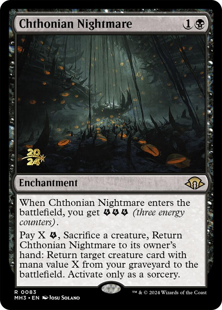 Chthonian Nightmare [Modern Horizons 3 Prerelease Promos] | Chromatic Games