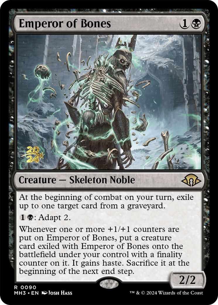 Emperor of Bones [Modern Horizons 3 Prerelease Promos] | Chromatic Games