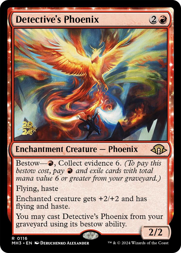 Detective's Phoenix [Modern Horizons 3 Prerelease Promos] | Chromatic Games