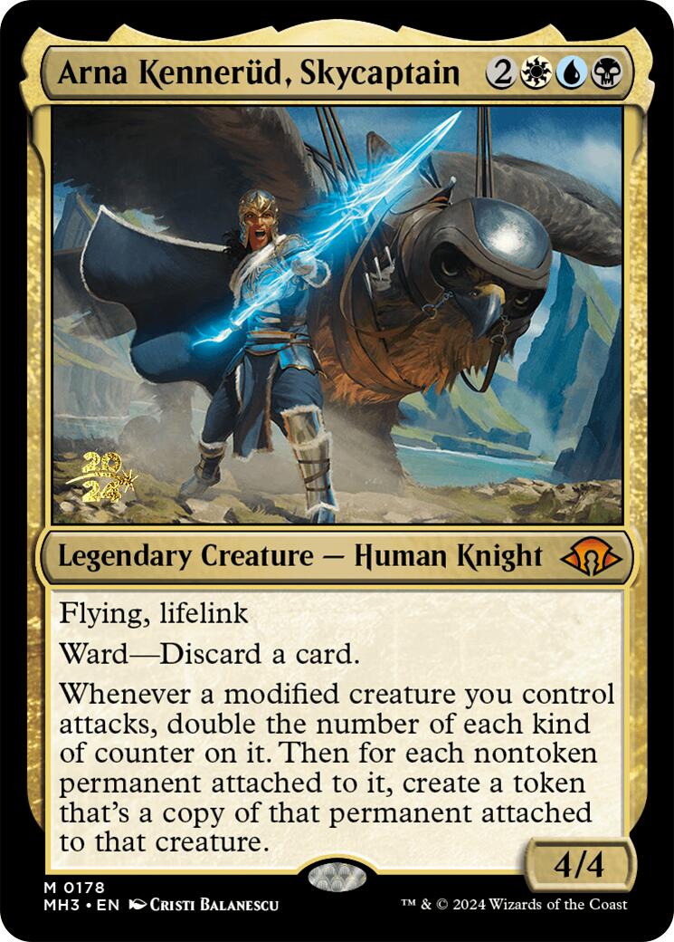 Arna Kennerud, Skycaptain [Modern Horizons 3 Prerelease Promos] | Chromatic Games