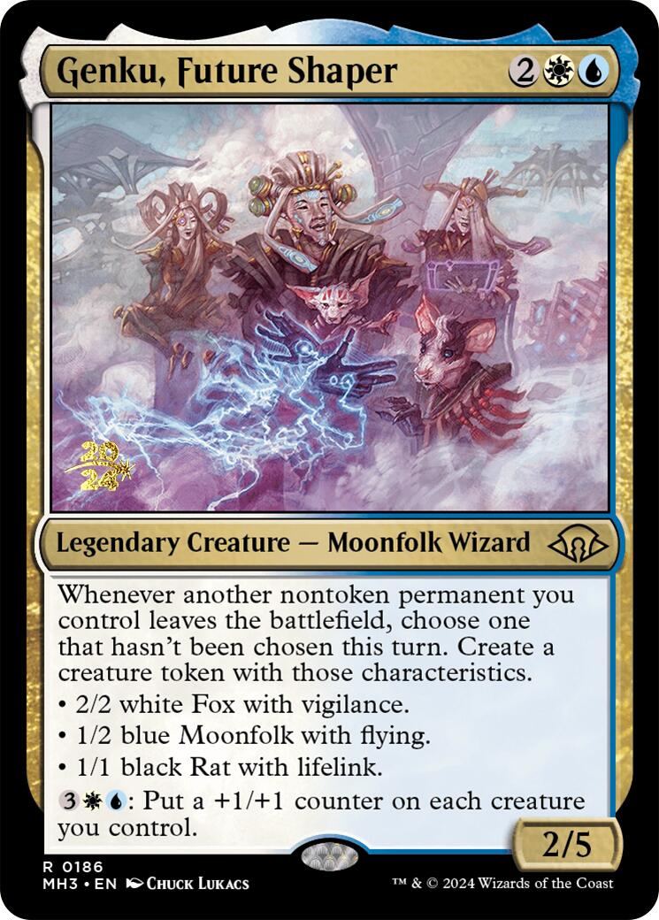 Genku, Future Shaper [Modern Horizons 3 Prerelease Promos] | Chromatic Games