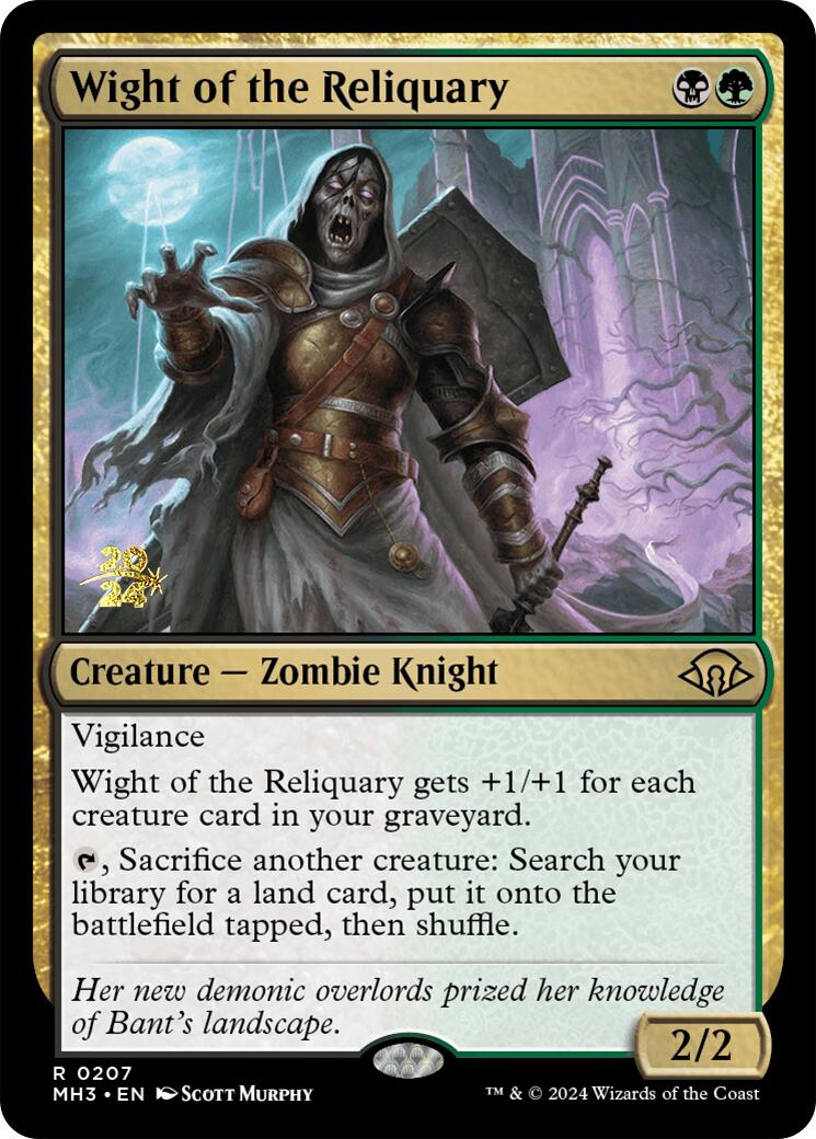 Wight of the Reliquary [Modern Horizons 3 Prerelease Promos] | Chromatic Games