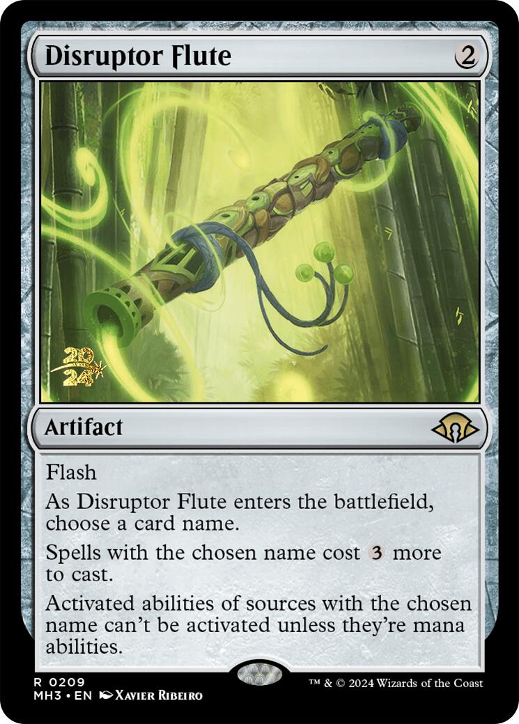 Disruptor Flute [Modern Horizons 3 Prerelease Promos] | Chromatic Games