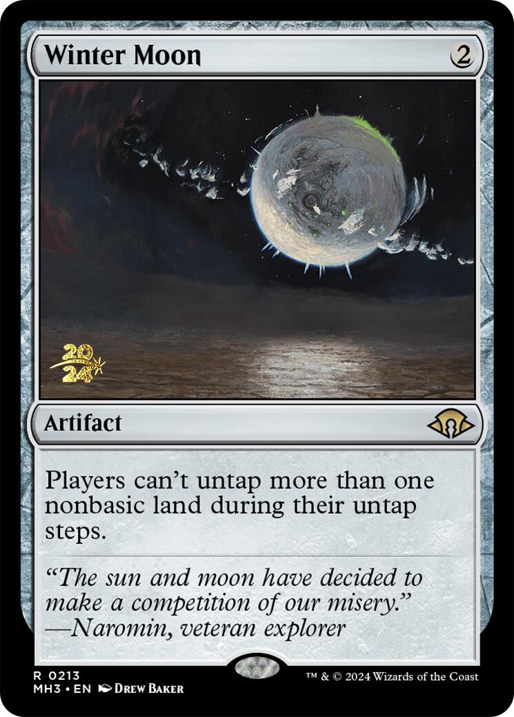 Winter Moon [Modern Horizons 3 Prerelease Promos] | Chromatic Games