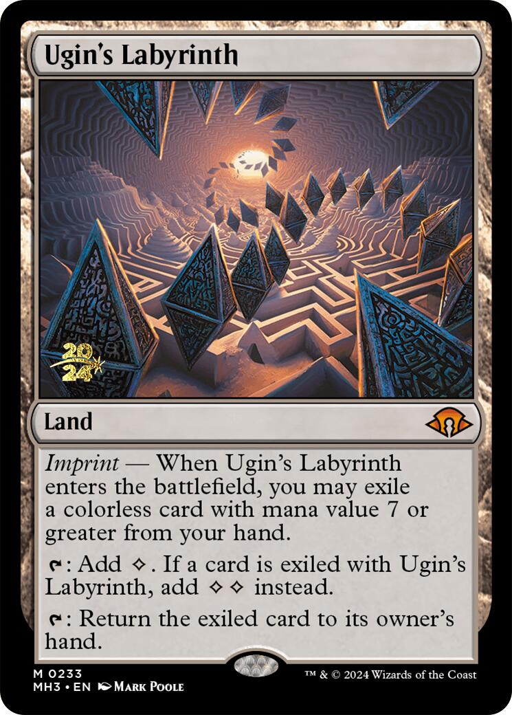 Ugin's Labyrinth [Modern Horizons 3 Prerelease Promos] | Chromatic Games