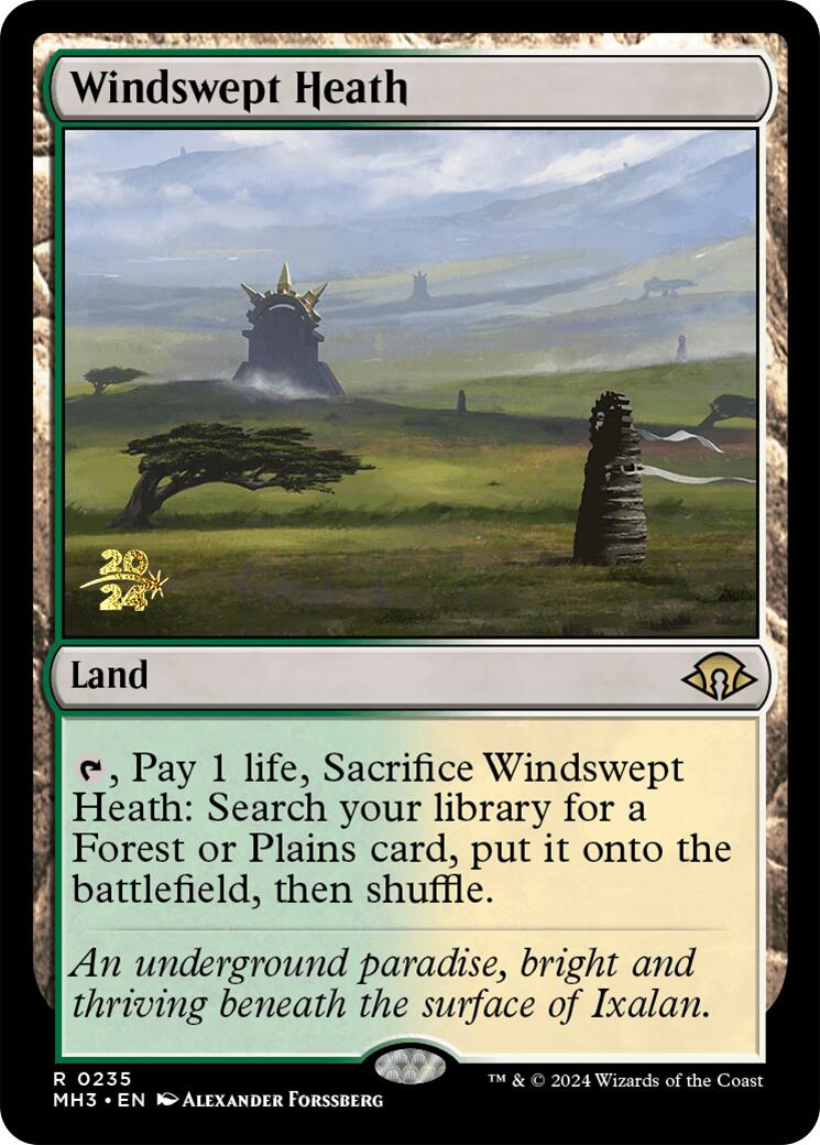 Windswept Heath [Modern Horizons 3 Prerelease Promos] | Chromatic Games