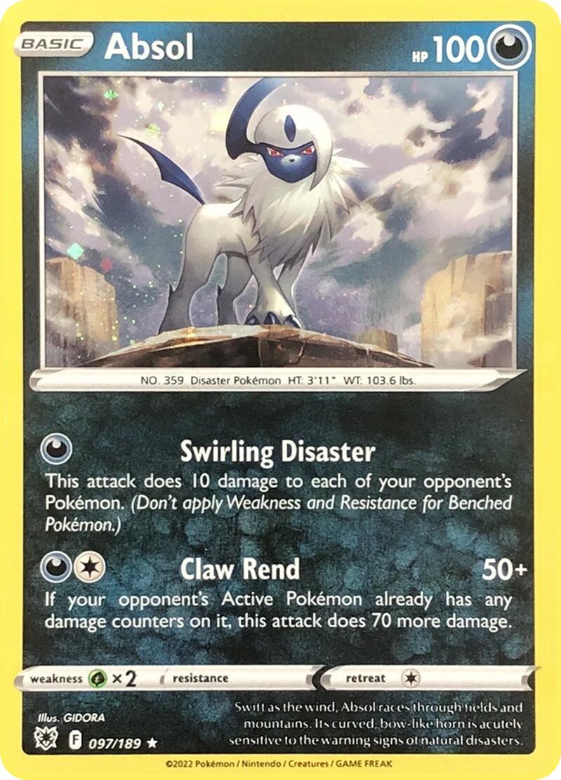 Absol (097/189) (Cosmos Holo) [Miscellaneous Cards] | Chromatic Games