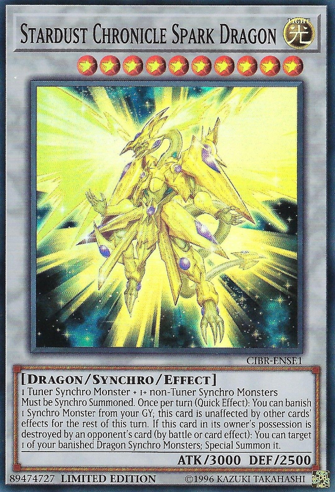 Stardust Chronicle Spark Dragon [CIBR-ENSE1] Super Rare | Chromatic Games