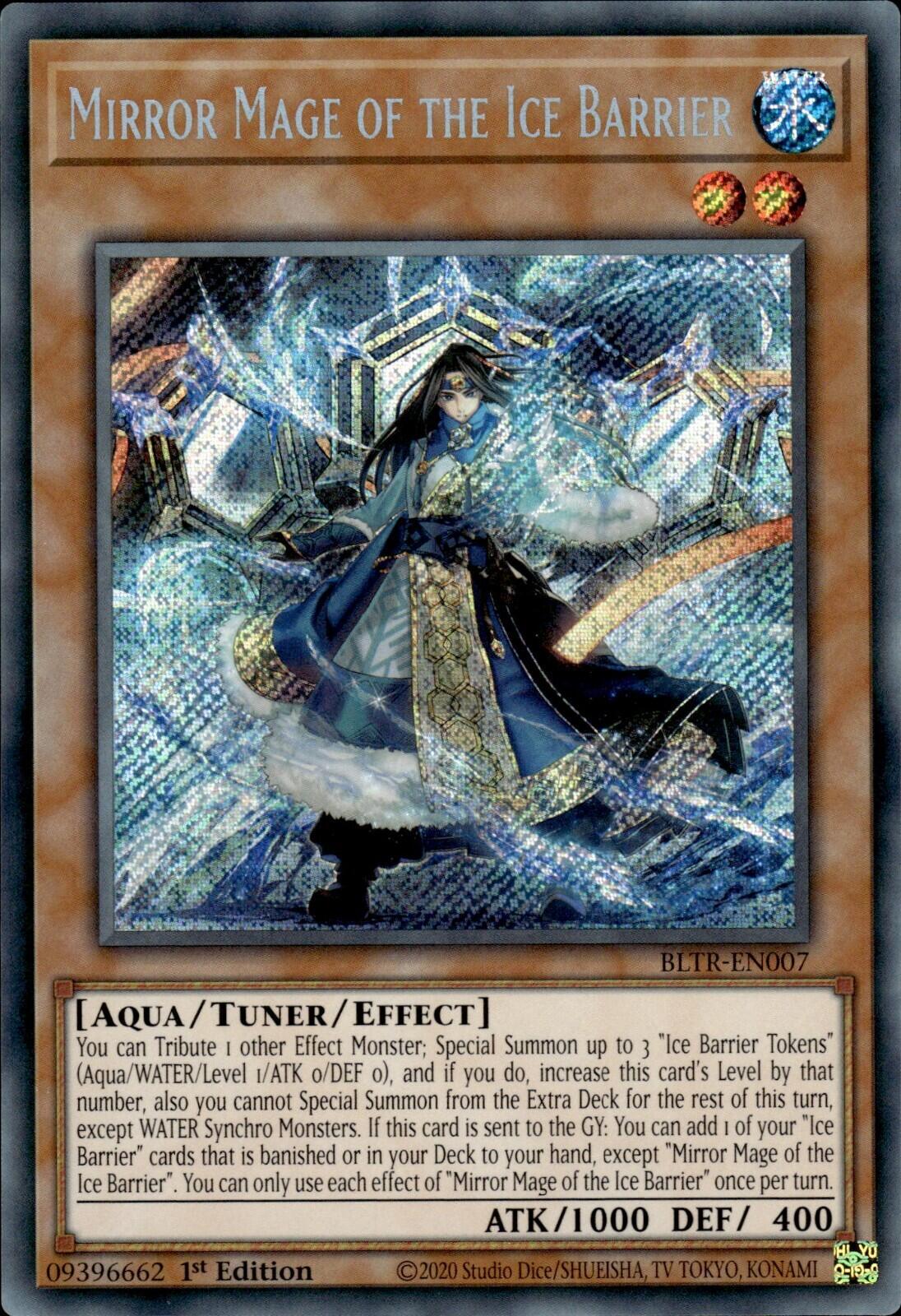 Mirror Mage of the Ice Barrier [BLTR-EN007] Secret Rare | Chromatic Games