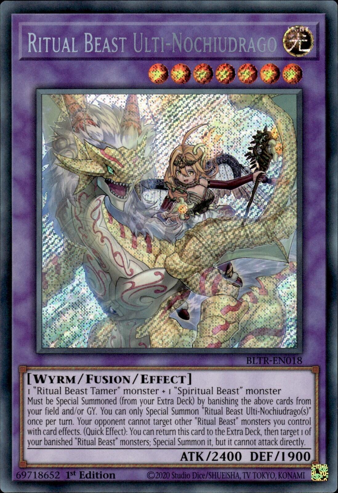Ritual Beast Ulti-Nochiudrago [BLTR-EN018] Secret Rare | Chromatic Games