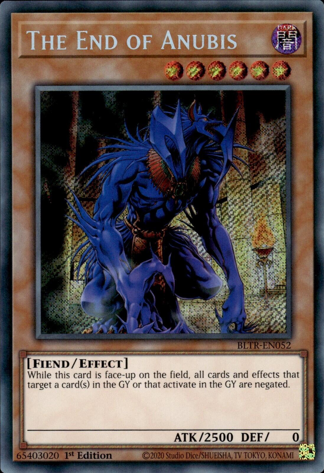 The End of Anubis [BLTR-EN052] Secret Rare | Chromatic Games