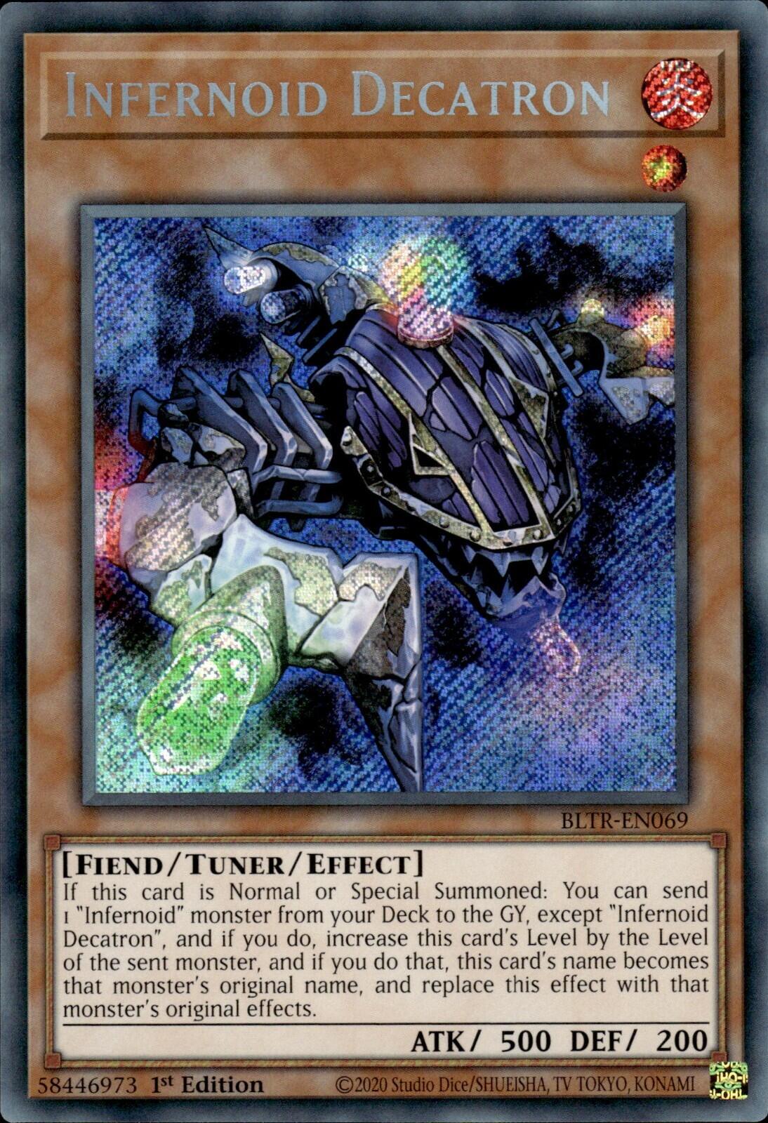 Infernoid Decatron [BLTR-EN069] Secret Rare | Chromatic Games