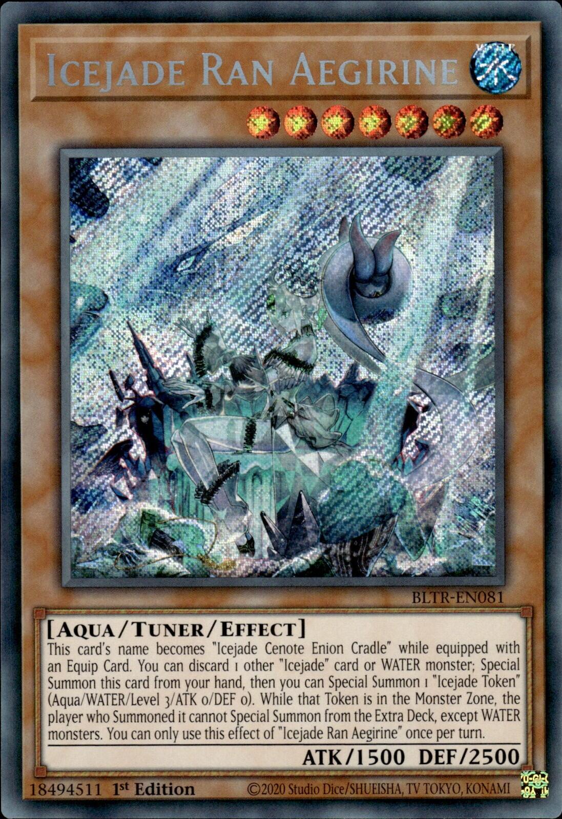 Icejade Ran Aegirine [BLTR-EN081] Secret Rare | Chromatic Games