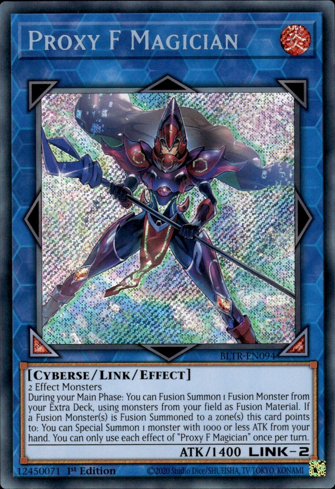 Proxy F Magician [BLTR-EN094] Secret Rare | Chromatic Games