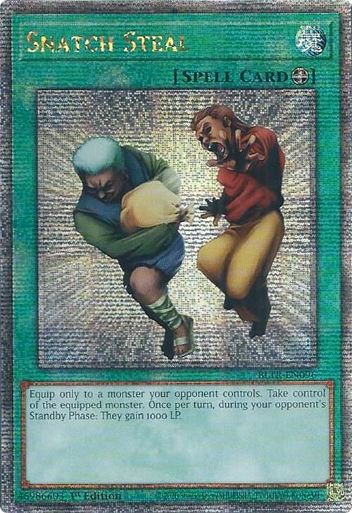 Snatch Steal (Quarter Century Secret Rare) [BLTR-EN096] Quarter Century Secret Rare | Chromatic Games
