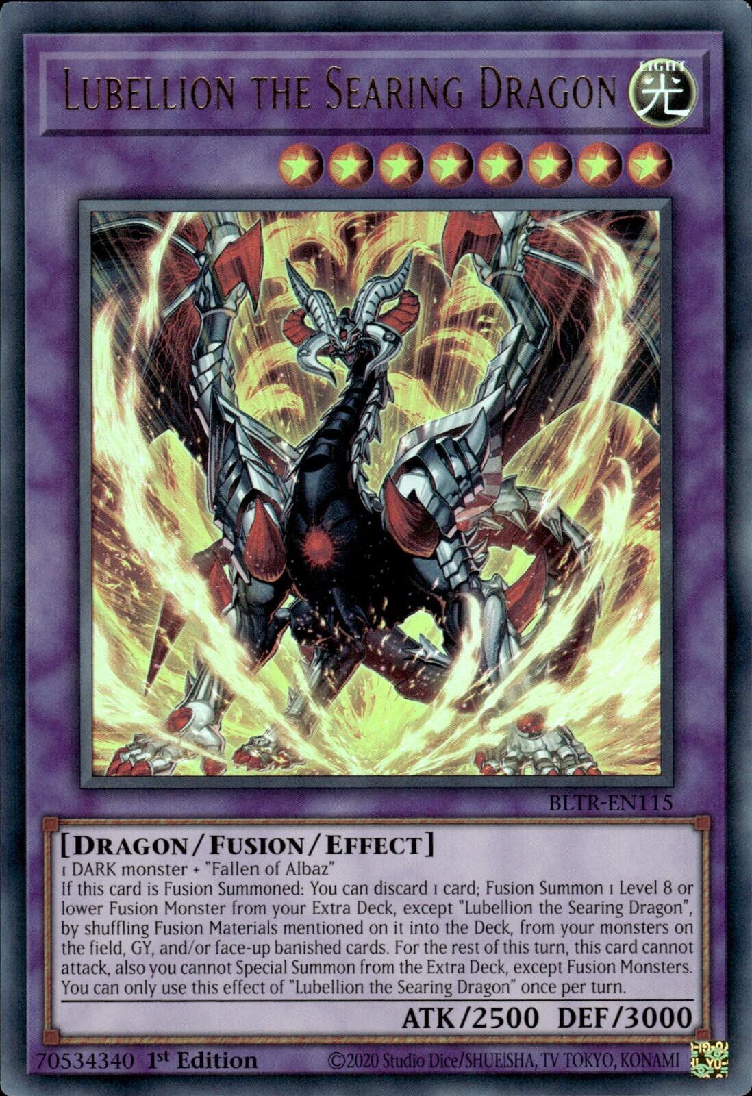 Lubellion the Searing Dragon [BLTR-EN115] Ultra Rare | Chromatic Games