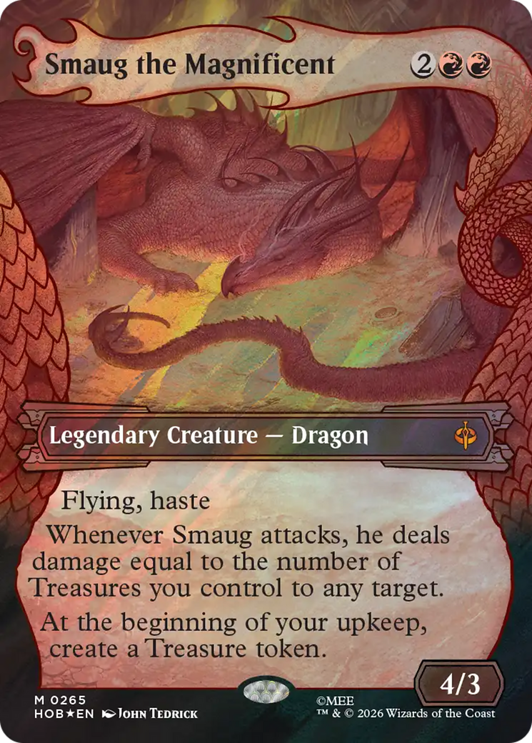 Smaug the Magnificent (Showcase) (Surge Foil) [The Hobbit] | Chromatic Games