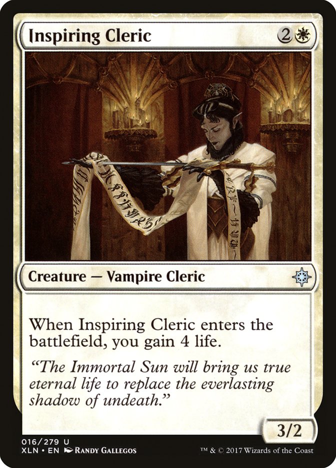 Inspiring Cleric 16/279 (Ixalan)  | Chromatic Games