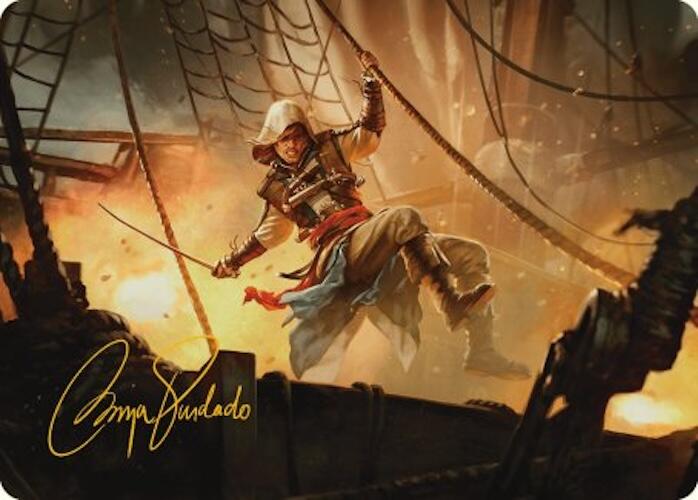 Edward Kenway Art Card (Gold-Stamped Signature) [Assassin's Creed Art Series] | Chromatic Games