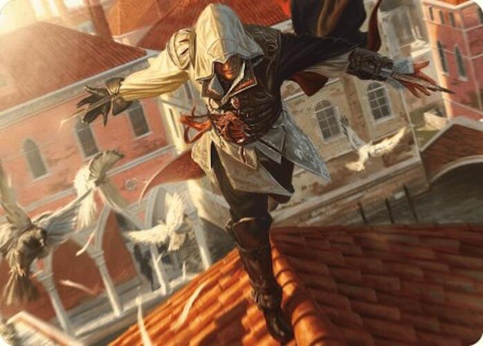 Ezio, Blade of Vengeance Art Card [Assassin's Creed Art Series] | Chromatic Games