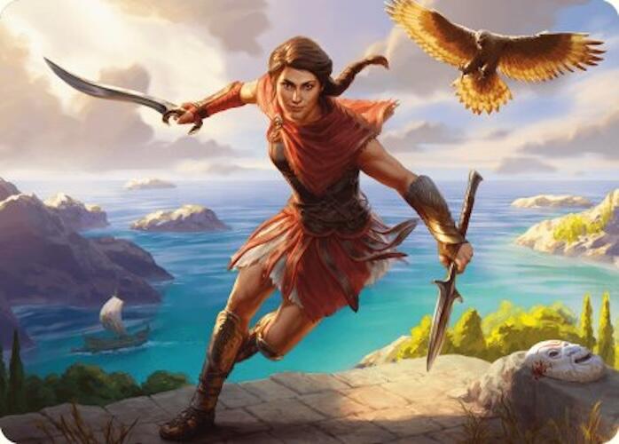 Kassandra, Eagle Bearer Art Card [Assassin's Creed Art Series] | Chromatic Games