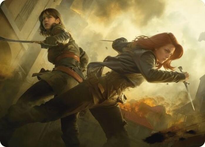 Mary Read and Anne Bonny Art Card [Assassin's Creed Art Series] | Chromatic Games