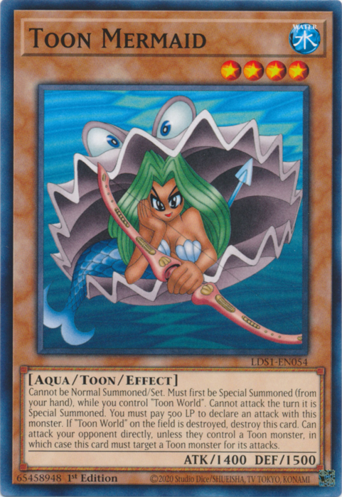 Toon Mermaid [LDS1-EN054] Common | Chromatic Games