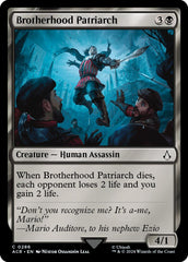 Brotherhood Patriarch [Assassin's Creed] | Chromatic Games