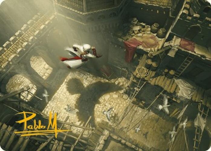 Rooftop Bypass Art Card (Gold-Stamped Signature) [Assassin's Creed Art Series] | Chromatic Games