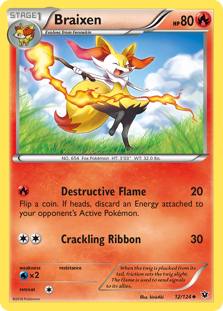 Braixen (12/124) [XY: Fates Collide] | Chromatic Games