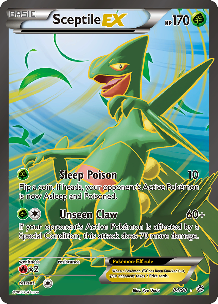 Sceptile EX (84/98) [XY: Ancient Origins] | Chromatic Games