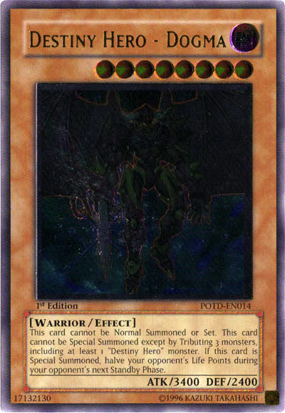 Destiny Hero - Dogma [POTD-EN014] Ultimate Rare | Chromatic Games
