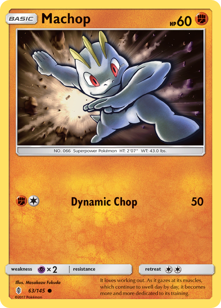 Machop (63/145) [Sun & Moon: Guardians Rising] | Chromatic Games