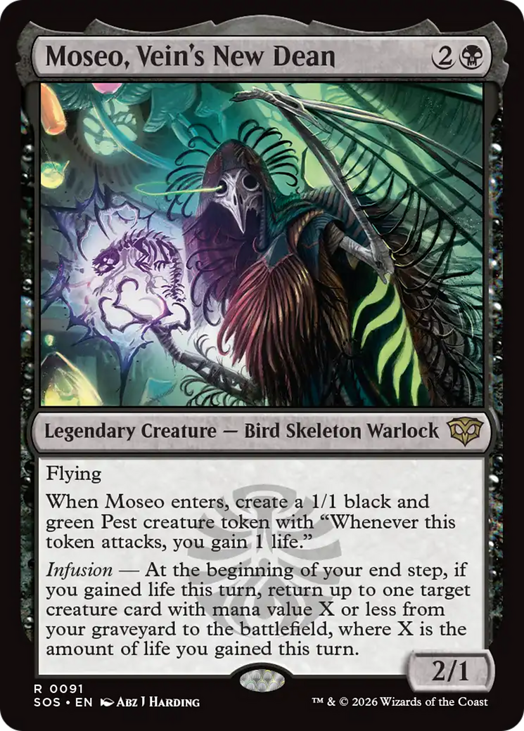 Moseo, Vein's New Dean [Secrets of Strixhaven] | Chromatic Games