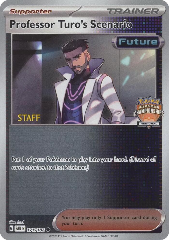 Professor Turo's Scenario (171/182) (2023 Regional Championships Staff) [League & Championship Cards] | Chromatic Games