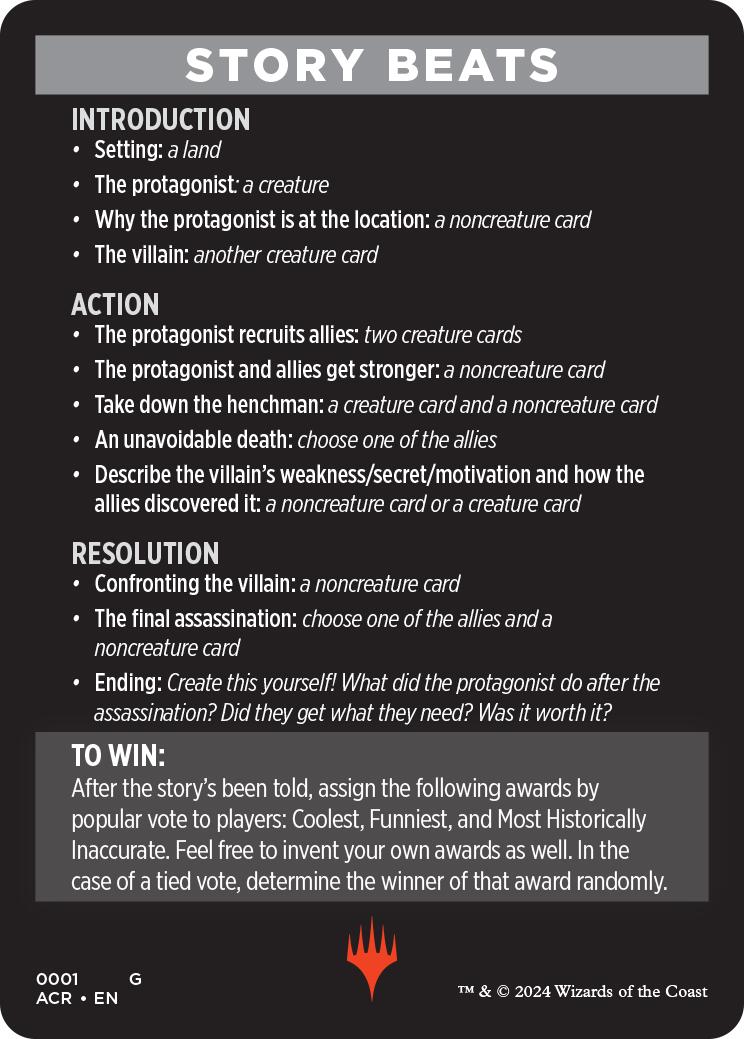 Into The Story: Assassin Edition (Magic Minigame) [Assassin's Creed Minigame] | Chromatic Games