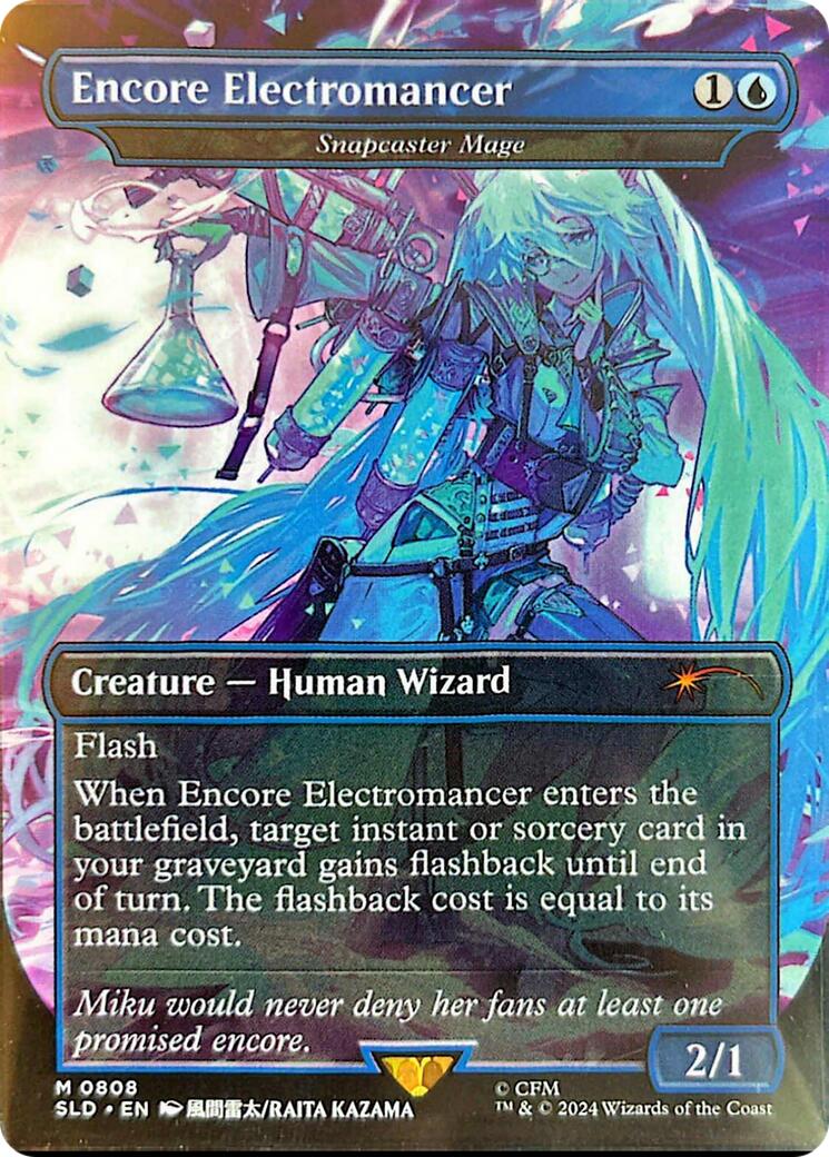 Encore Electromancer - Snapcaster Mage (Rainbow Foil) [Secret Lair Drop Series] | Chromatic Games