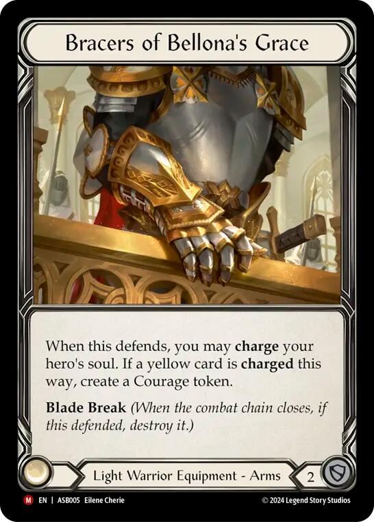 Bracers of Bellona's Grace [ASB005] (Armory Deck: Boltyn)  Rainbow Foil | Chromatic Games