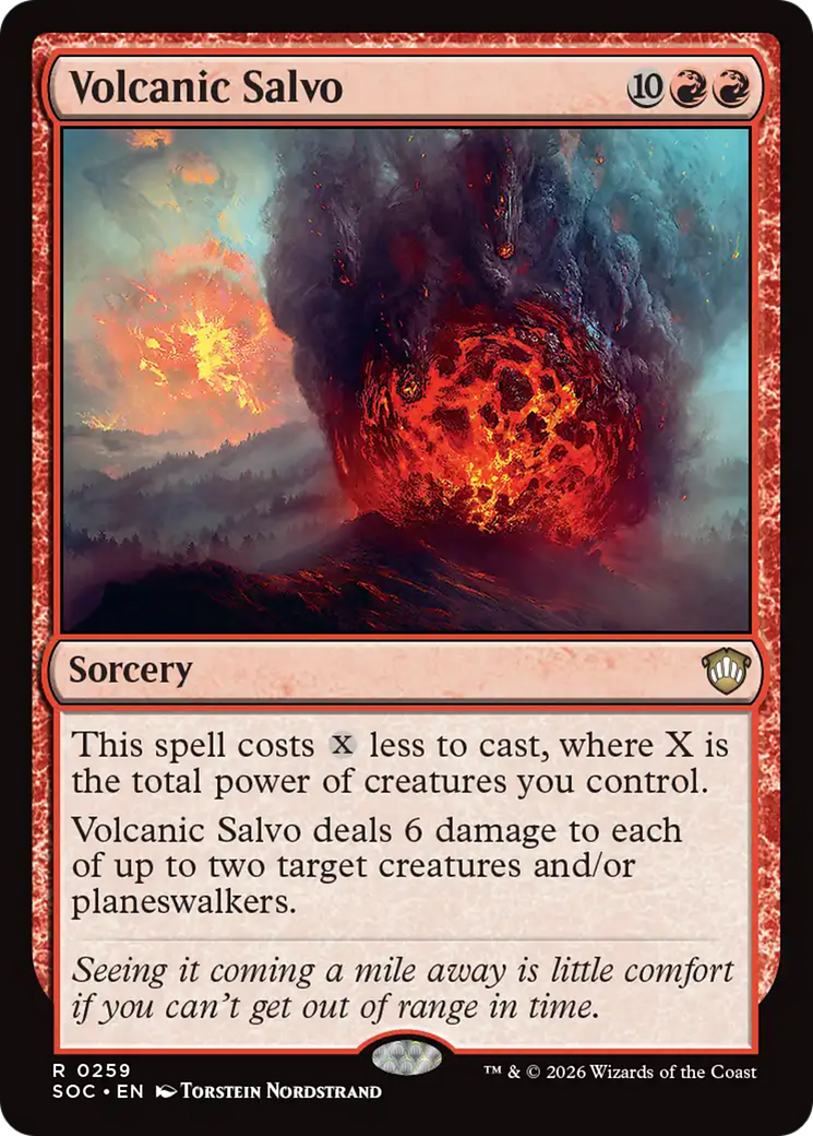 Volcanic Salvo [Secrets of Strixhaven Commander] | Chromatic Games