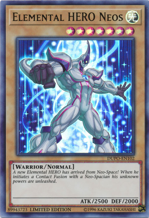 Elemental Hero Neos [DUPO-EN102] Ultra Rare | Chromatic Games