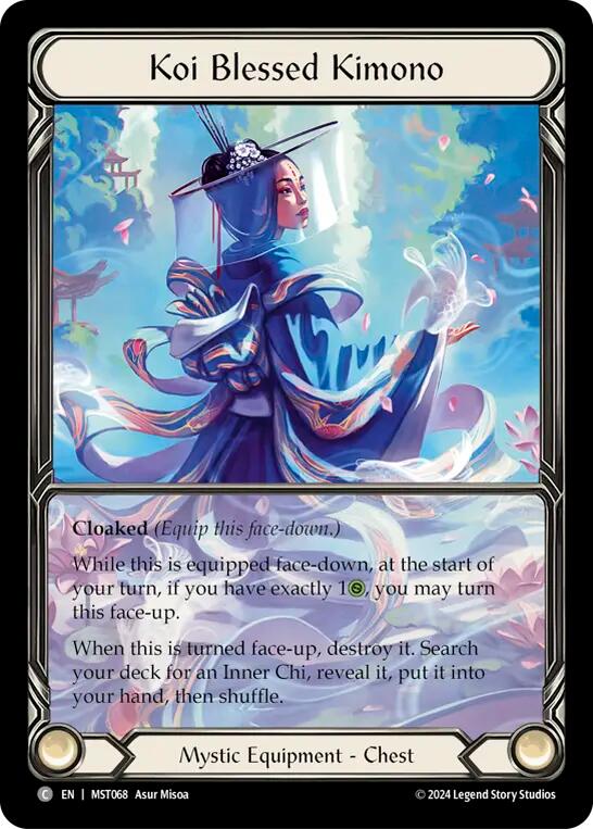 Koi Blessed Kimono (Extended Art) [MST068] (Part the Mistveil)  Cold Foil | Chromatic Games