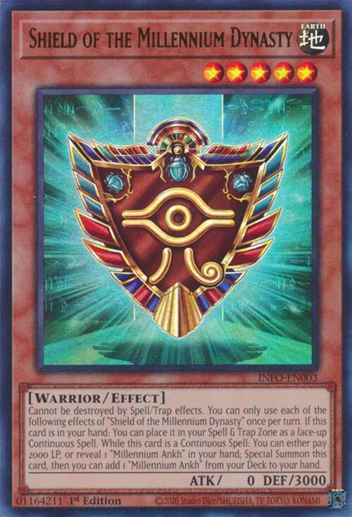 Shield of the Millennium Dynasty [INFO-EN003] Ultra Rare | Chromatic Games
