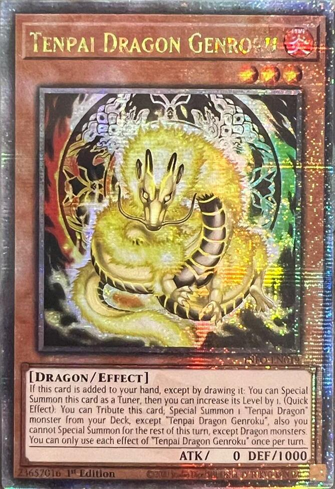 Tenpai Dragon Genroku (Quarter Century Secret Rare) [INFO-EN019] Quarter Century Secret Rare | Chromatic Games